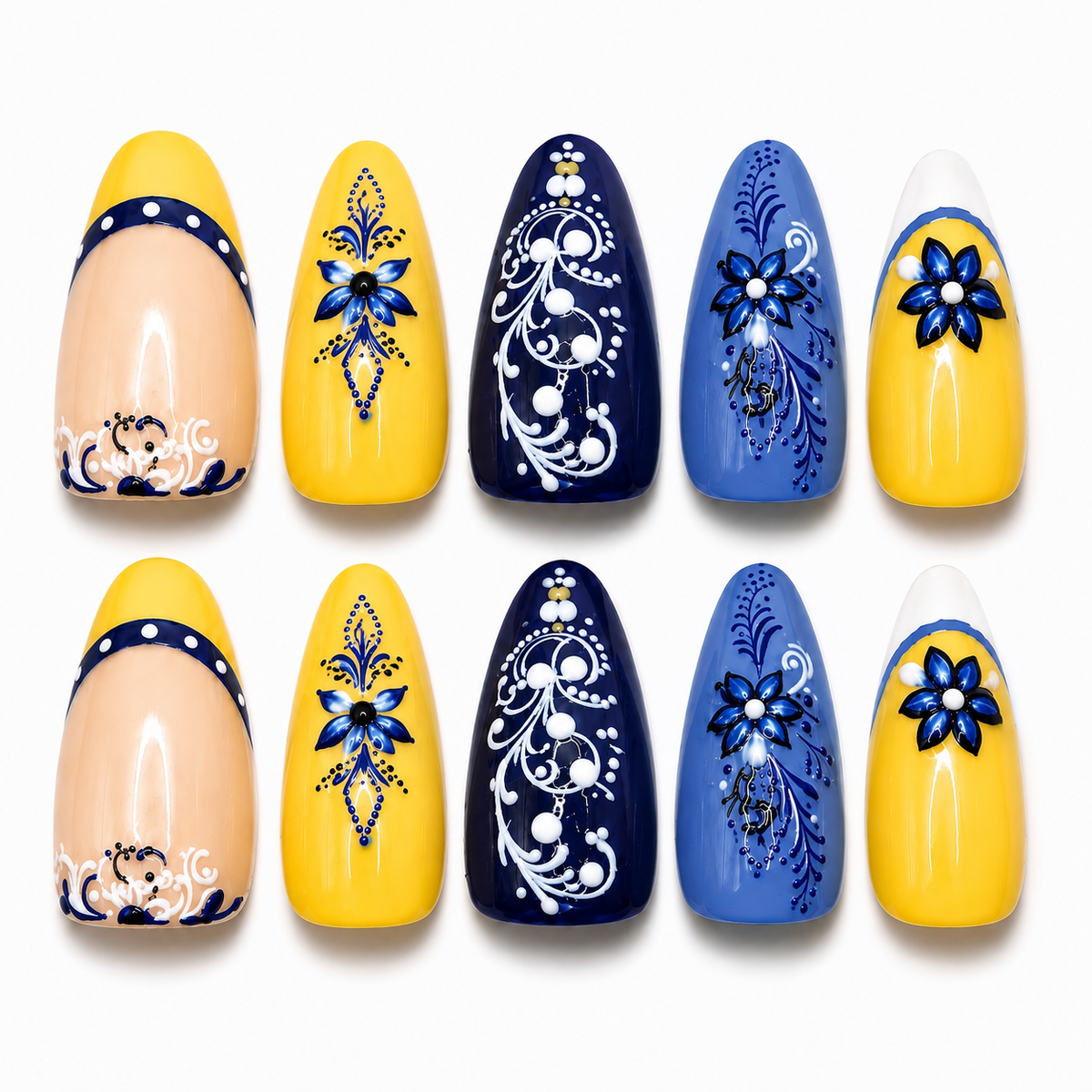 Blue and Yellow Luxe